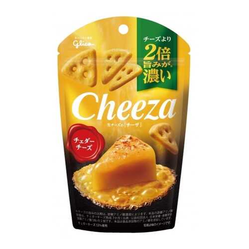 Печенье-снек Glico Cheeza с сыром чедером 40 г в Народная Семья