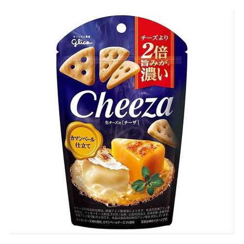 Печенье-снек Glico Cheeza с сыром камамбером 40 г в Народная Семья