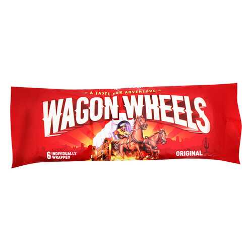 Печенье Wagon wheels Original с суфле 216г в Народная Семья