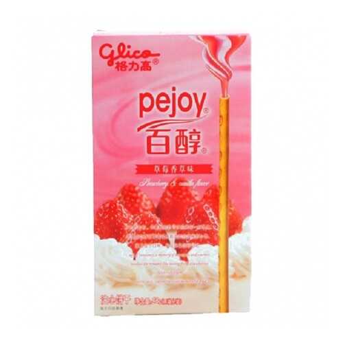 ПОККИ PEJOY GLICO КЛУБНИКА со СЛИВКАМИ 48 г в Народная Семья