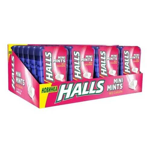 HALLS Mini Mints конфеты без сахара со вкусом арбуза 12.5г по 24 шт в Народная Семья