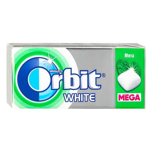 Жевательная резинка Orbit white mega spearmint 16 г 12 штук в Народная Семья